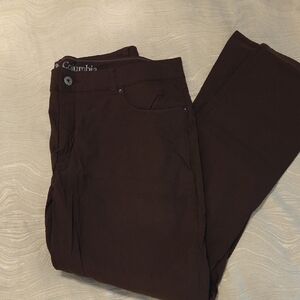 Columbia Men's Dark Brown / Maroon Chinos